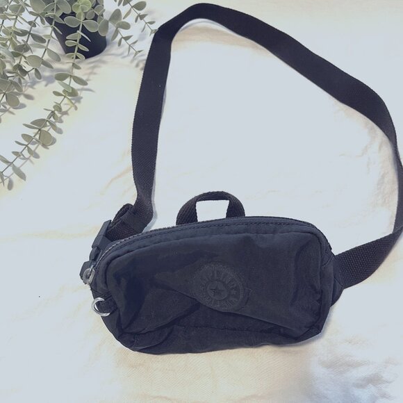 Kipling Compact Black Waist Bag - Picture 1 of 7